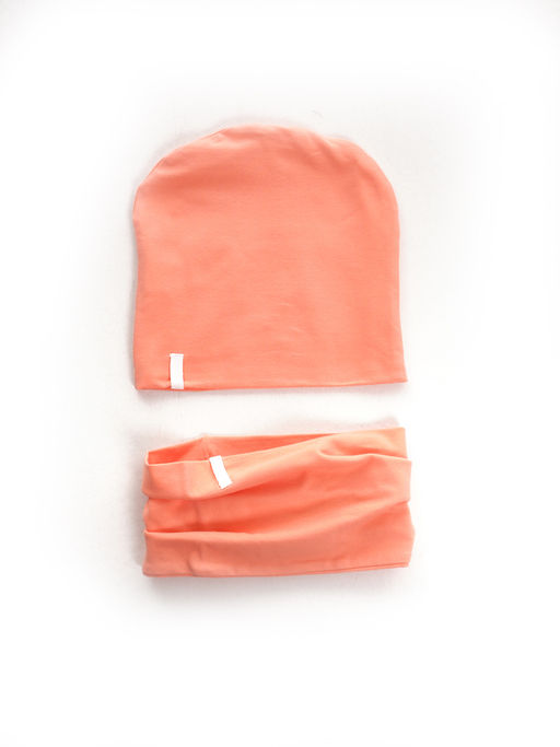 Комплект (шапка+снуд) UD 3017 коралловый - Mini maxi фото 3
