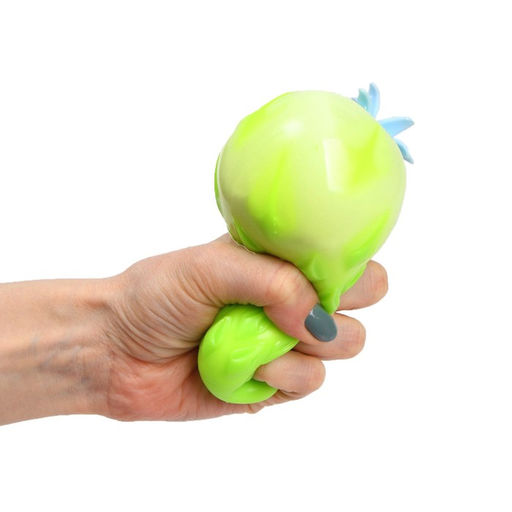 Цена за 12 шт. Антистресс игрушка - мялка «Ананас», с пастой, МИКС