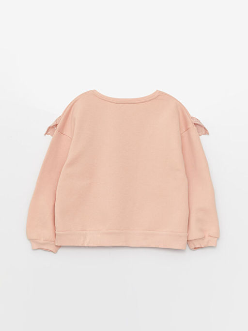 Bisiklet Yaka Fisto Detayl? Uzun Kollu K?z ?ocuk Sweatshirt - Waikiki фото 2