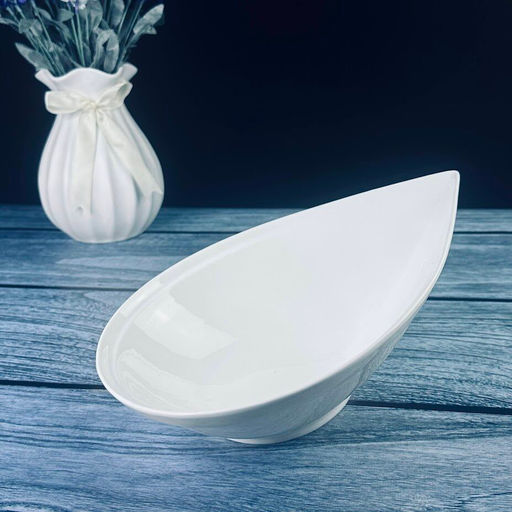 118-032 Овальный салатник 28см BIANCO в под.уп.(х6)Фарфор - Lenardi фото 2