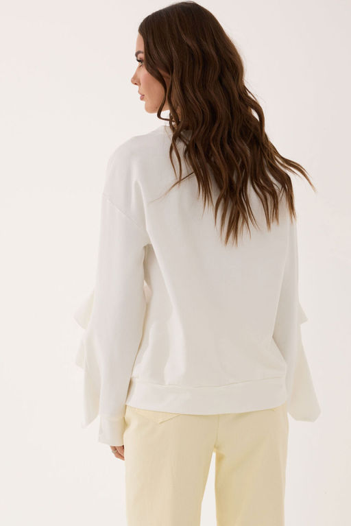 Джемпер LYUSHe 4061 молоко фото 9