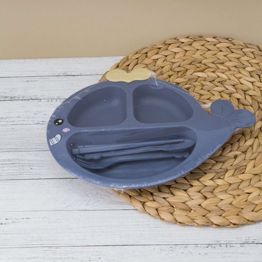 Тарелка "Whale", blue