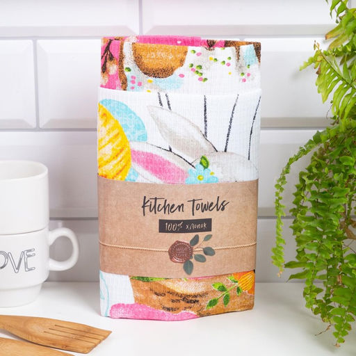 Набор кухонных полотенец Доляна Воздушный шар, 35х60см-2шт, 100% хл  фото 2