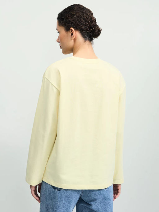 Прямой лонгслив с принтом / Zarina фото 6