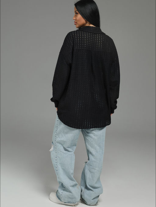 Стелла рубашка женская (шоколад) - Lovetex фото 15