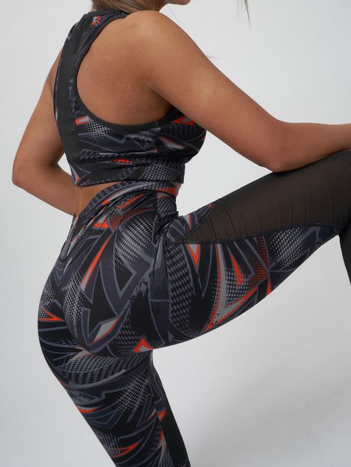 Костюм для фитнеса женский темно-серого цвета 2922TC - FUYOUKAI фото 21