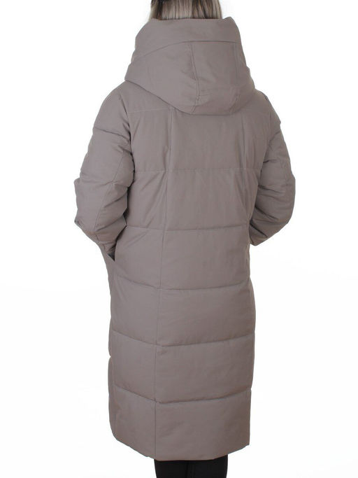 8836 GRAY Пальто зимнее женское (150 гр. холлофайбер)