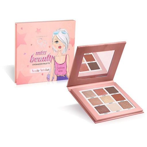 Golden Rose Палетка теней для глаз MISS BEAUTY NUDE ADDICT PALETTE EYESHADOW