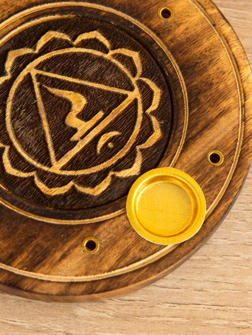 Подставка под благовония «Чакра», 10 см, дерево