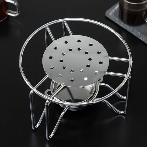 Подставка - подогрев под чайник Доляна «Романтика», отверстие для свечи 4 см, 15.5×15.5×10 см