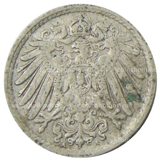 5 пфеннигов 1913 года A Германия