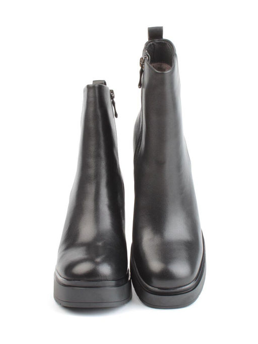 04-M3-1451 BLACK Ботильоны зимние женские (натуральная кожа, натуральный мех) - Фабричный китай фото 10