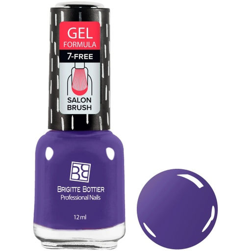 Brigitte Bottier Лак д/ногтей GEL FORMULA тон 70 фиолетовый 12мл BB-GF70