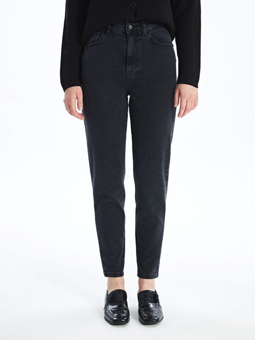 Mom Fit Kad?n Jean Pantolon