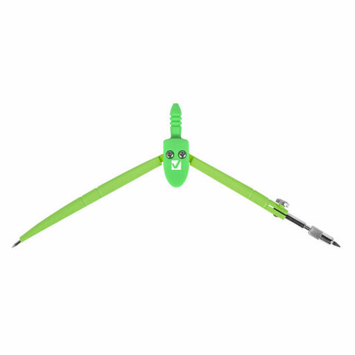 Циркуль BRAUBERG GEOMETRY, 120 мм, пастельно-зеленый цвет, защитный колпачок, пластиковый пенал