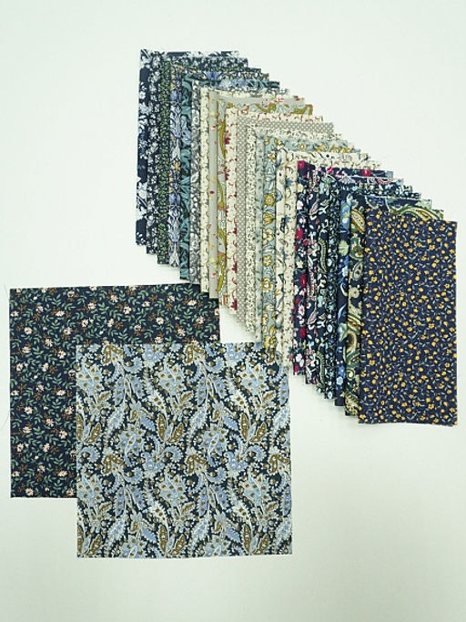 Набор тканей для рукоделия Импортный хлопок: Архелия, 20*20 см, 25 шт - Купава фото 8