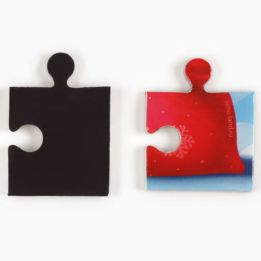 Пазл для детей магнитный деревянный Новый год! Дед Мороз, 21?15 см, 35 элементов - Лесная мастерская фото 7