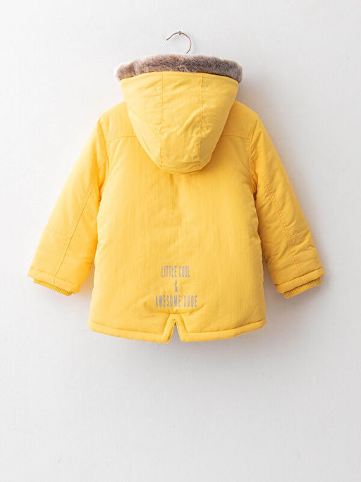 Kap??onlu Uzun Kollu Basic Erkek Bebek Fermuarl? Mont - Waikiki фото 2