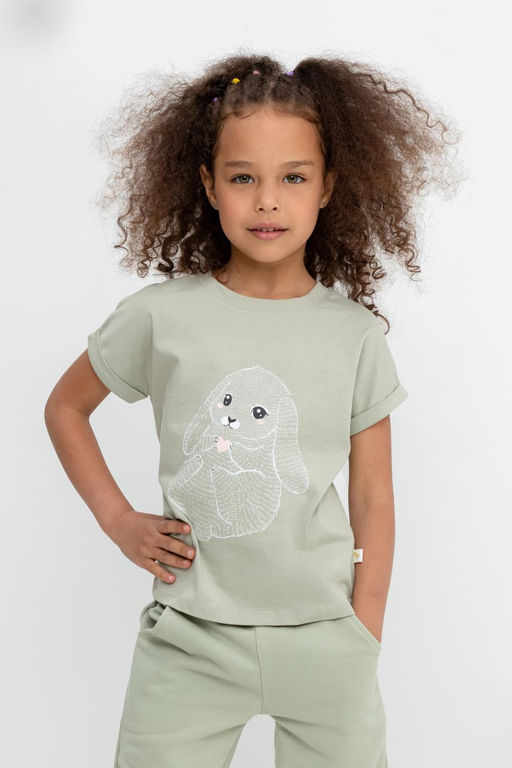 КР 302268/шалфей к439 фуфайка для дев