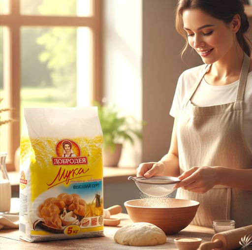 Д-я. Мука в/с  5кг  ГОСТ - Добродея фото 2