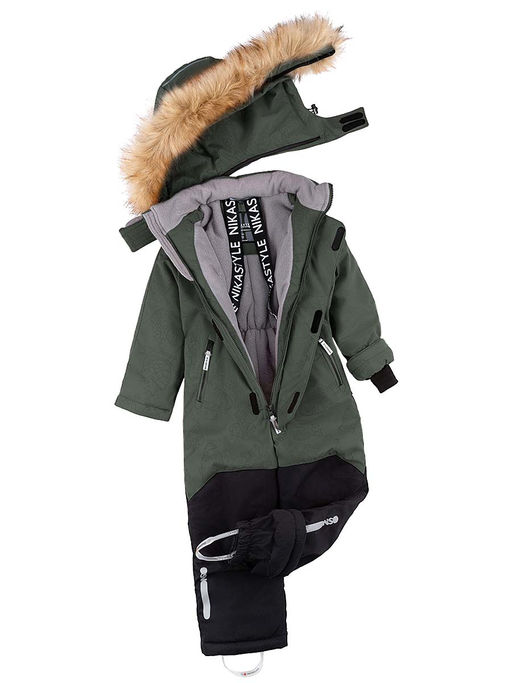 Комбинезон 8з1924 хаки/черный - Nikastyle фото 5