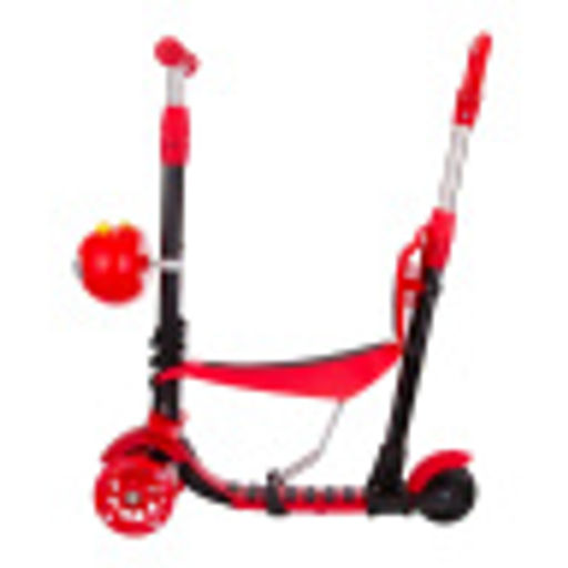 Самокат трехколесный с ручкой управления