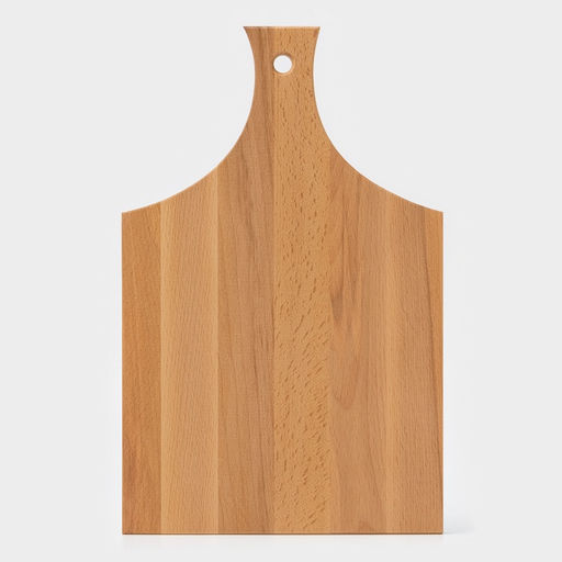 Доска разделочная с ручкой Magistro, 40×24×1.2 см, дерево дуб