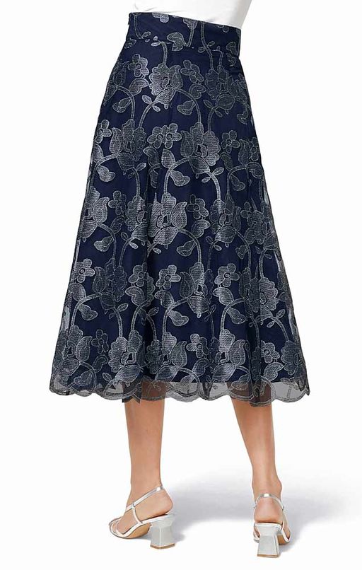 Вечерняя юбка, синяя - Patrizia dini фото 4