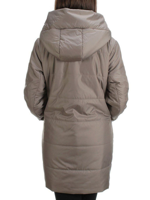 22225 DK.BEIGE Куртка демисезонная женская (100 гр. синтепон) - Фабричный китай фото 5