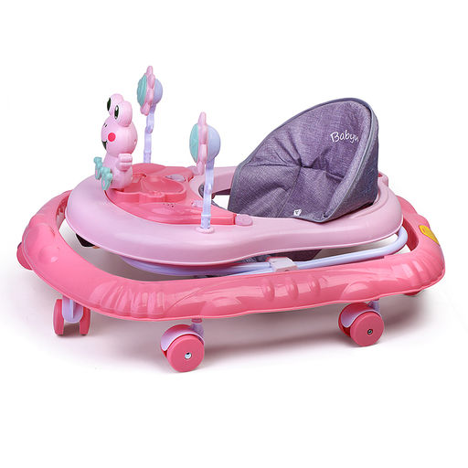 Ходунки "Веселый лягушонок" (цвет розовый)