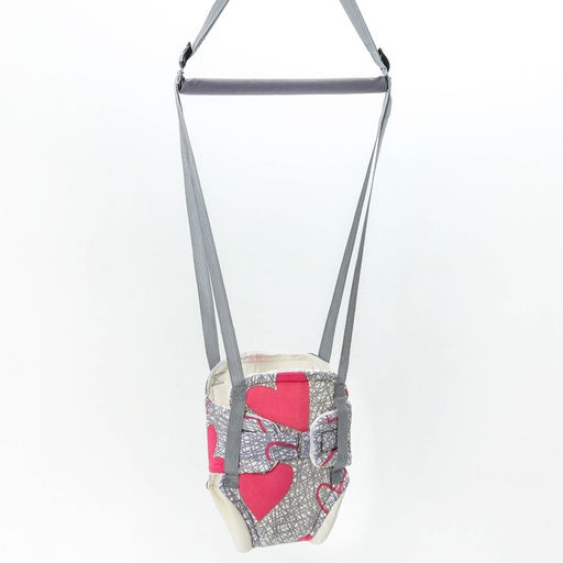 Прыгунки №1, 2в1 Розовые сердечки (прыгунки, качели, тарзанка) - Крошка я фото 2