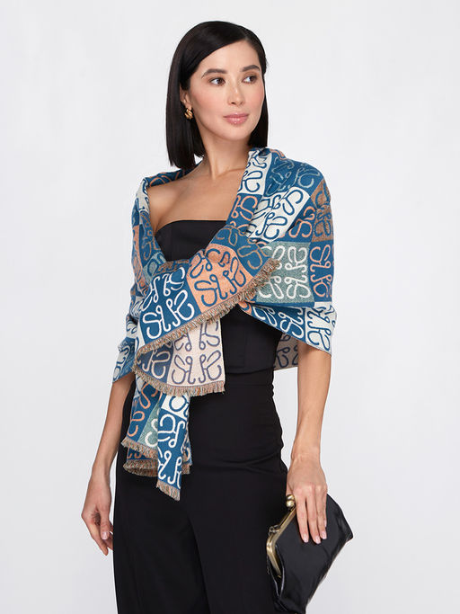 в составе ШЕРСТЬ и КАШЕМИР Большой, мягкий, теплый двусторонний палантин - Tantino фото 18