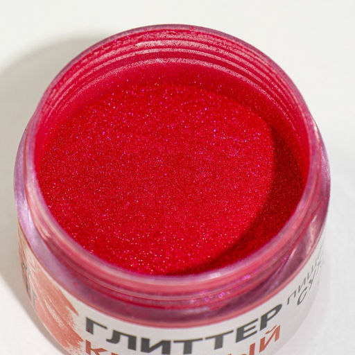 Глиттер пищевой КондиМир «Красный», 5 г