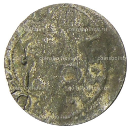 Солид 1634-1654 года Шведская оккупация Риги  королева Кристина