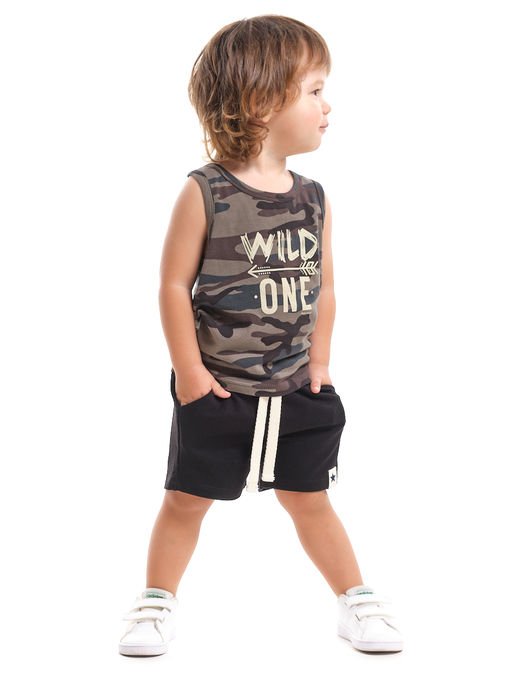 Комплект с шортами UD 3327 камуфляж - Mini maxi фото 2