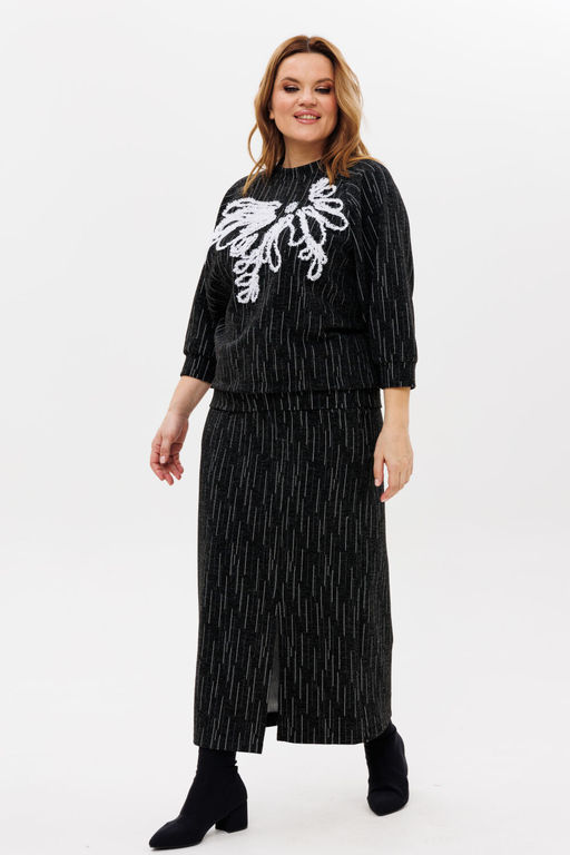 Костюм Michel Chic 1394 терракот, черный  фото 291