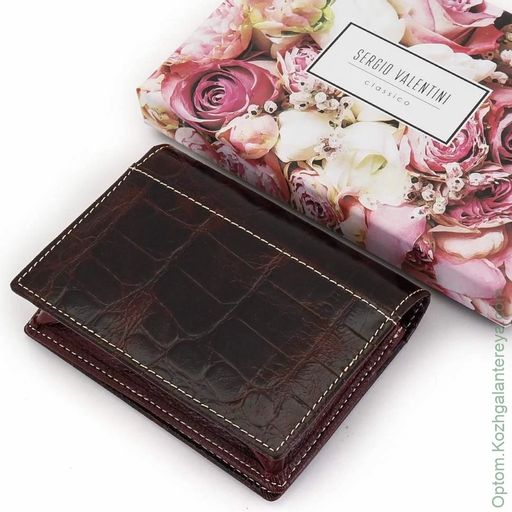 Женская кожаная визитница Sergio Valentini СВ 8123-491/2  фото 6