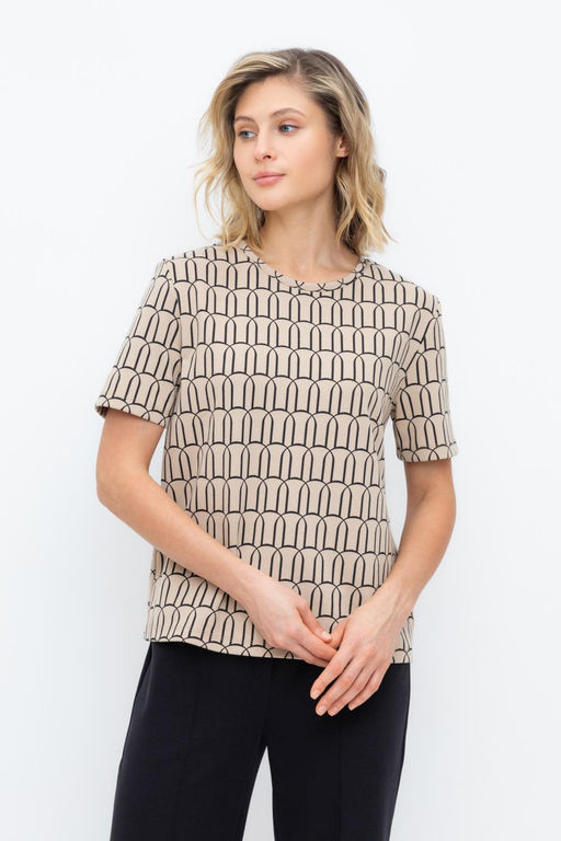 ЕВТ 3231/темно-бежевый,арка фуфайка жен