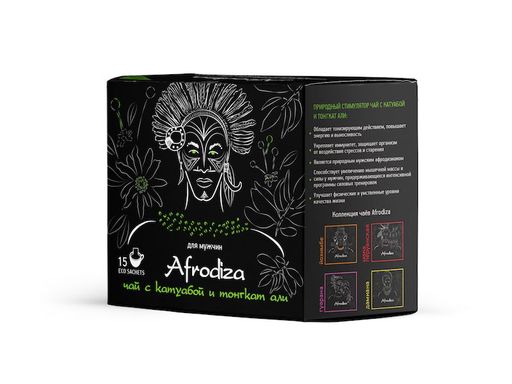 Камлёвъ Чай Afrodiza Мака Перуанская, 75 г. (15 эко саше) - Камлевъ фото 13