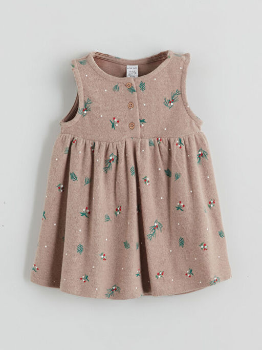 Bebe Yaka K?z Bebek Bluz ve Elbise 2li