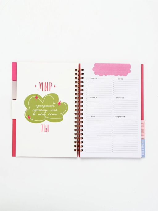 Ежедневник-планер с разделителями