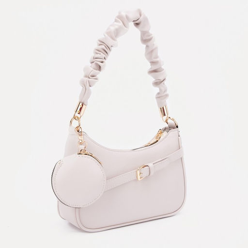 Сумка-багет, отдел на молнии, цвет белый - Simaland фото 2