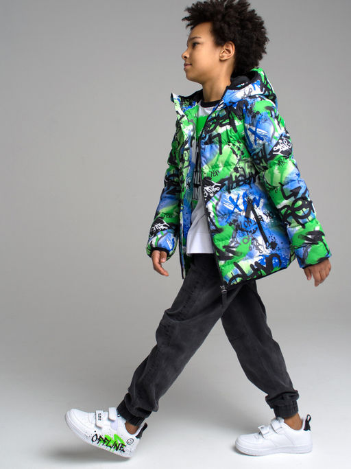 12311287 Куртка текстильная с полиуретановым покрытием для мальчиков - Playtoday фото 4