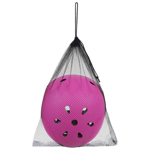 Шлем защитный детский ONLYTOP, без регулировки, обхват 55 см, цвет розовый