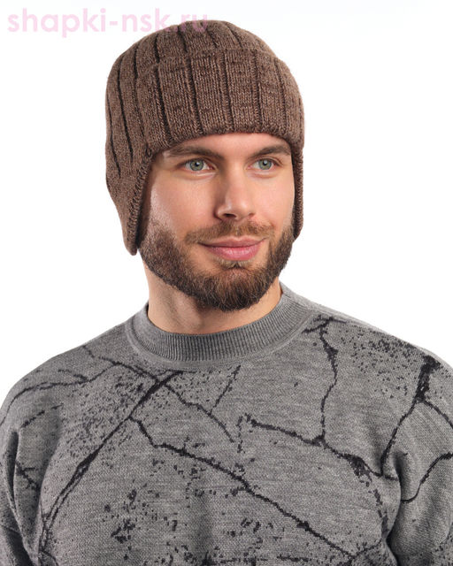 Оксворд Ушанка мужская флис (56-58)