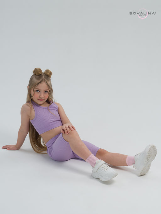 Костюм Тренд лапша лаванда - Sovalina фото 29