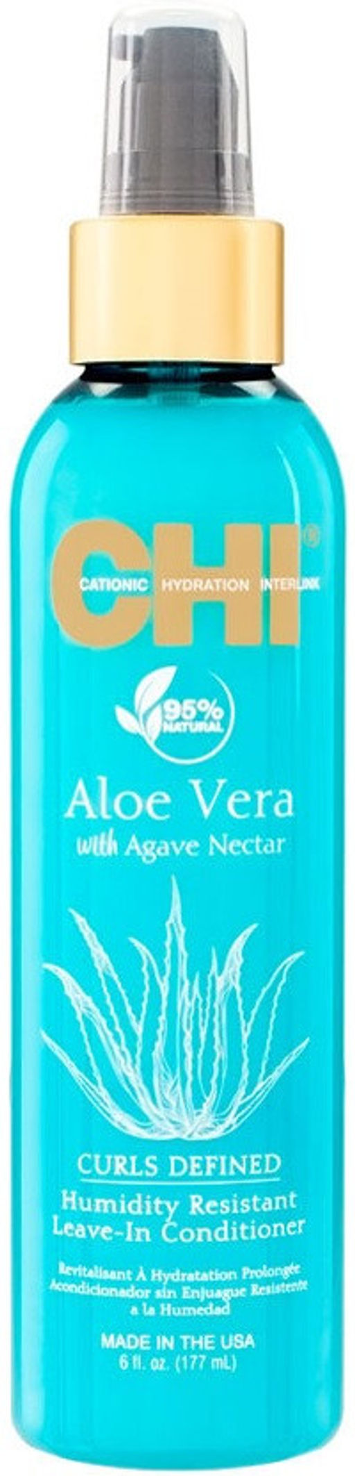 Chi aloe vera несмываемый увлажняющий кондиционер 177 мл  фото 3