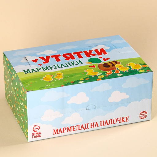 Цена за 36 шт. Мармелад на палочке Утятки мармеладки в форме уточек, 22 г. - Simaland фото 4