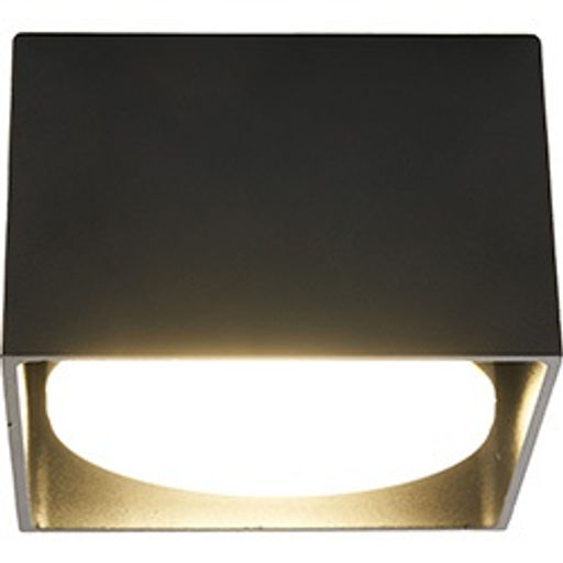 Светильник потолочный 12W, 230V, GX53, черный, HL360