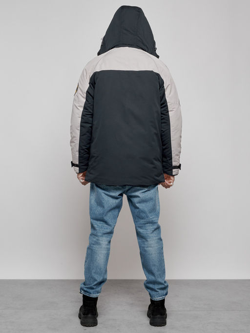 Куртка мужская зимняя с капюшоном молодежная темно-синего цвета 88906TS - Mtforce фото 6